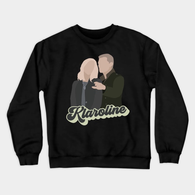 Klaroline - The Vampire Diaries Crewneck Sweatshirt by whatabouthayley